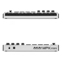 Teclado Controlador Midi Akai Mpk Mini Mk3 White 25 Teclas