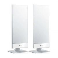 Caixa de Som Kef T101 WT Satellite Slim White (Par)