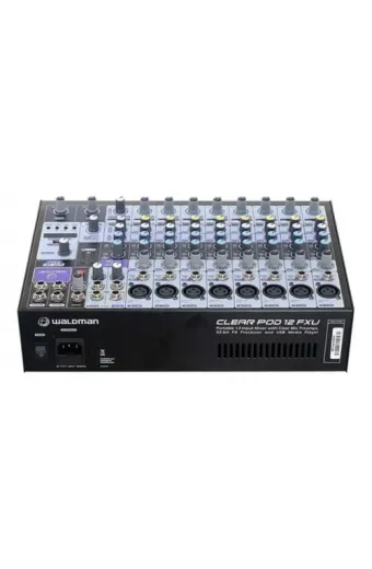 Waldman Mesa De Som 12 Canais Bivolt Usb Waldman Cp-12fxu