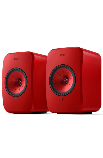 Caixa De Som Kef Lsx ll Wireless Par vermelha