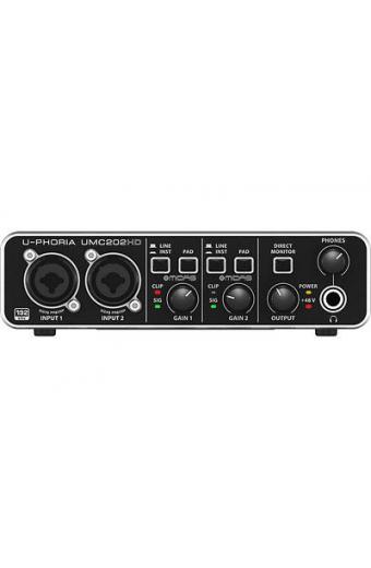 Interface De Áudio USB U-Phoria UMC202HD  Behringer