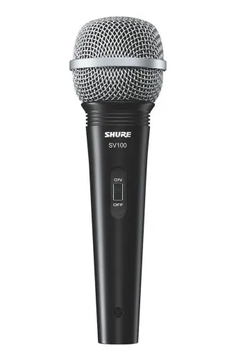 Microfone Multifuncional Dinâmico Cardioide SV-100 - Shure