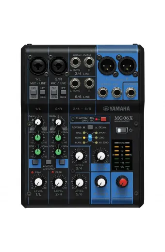 Mesa de Som Analógico Yamaha MG06X