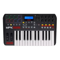   Akai MPK225 25 teclas preto 