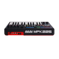   Akai MPK225 25 teclas preto 