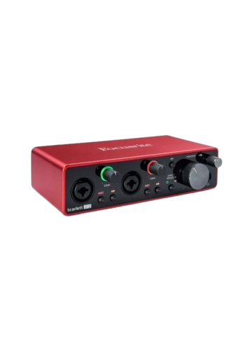 Interface De Áudio Usb Focusrite Scarlett 2i2 Geração 3