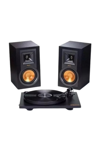 Kit Caixa Ativa Klipsch R-15pm +toca Discos Klipsch